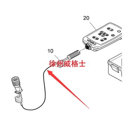 摊铺机控制器 电缆线零件号2385030
