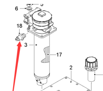 铣刨机液滤堵塞传感器2251737 铣刨机液滤堵塞传感器2251737